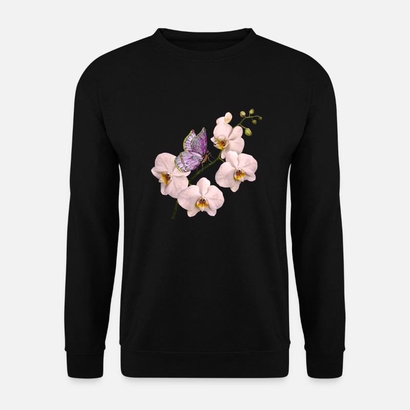 Bunter Schmetterling - Unisex Pullover - Schwarz
