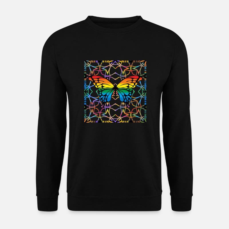 Schmetterling - Unisex Pullover - Schwarz