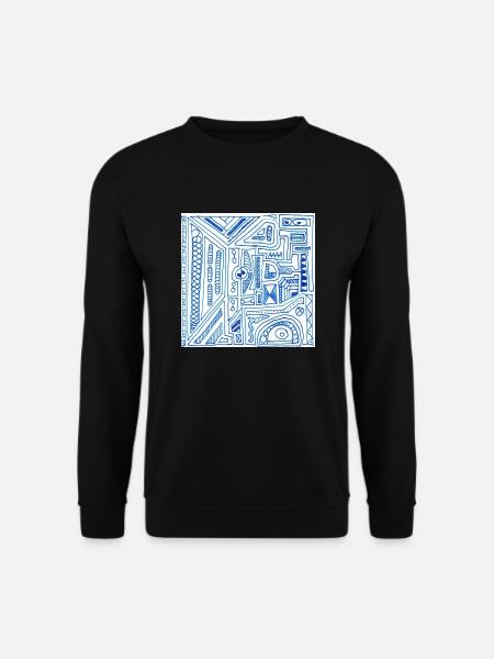Sabino Lemon ART Tees - Unisex Pullover - Schwarz