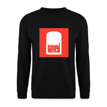 Chocollectif - Sweat-shirt Unisexe - noir - Devant - Alina (178cm) & Michal (187cm)