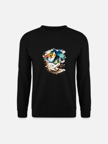 Mount Blanc - Unisex Sweatshirt - black