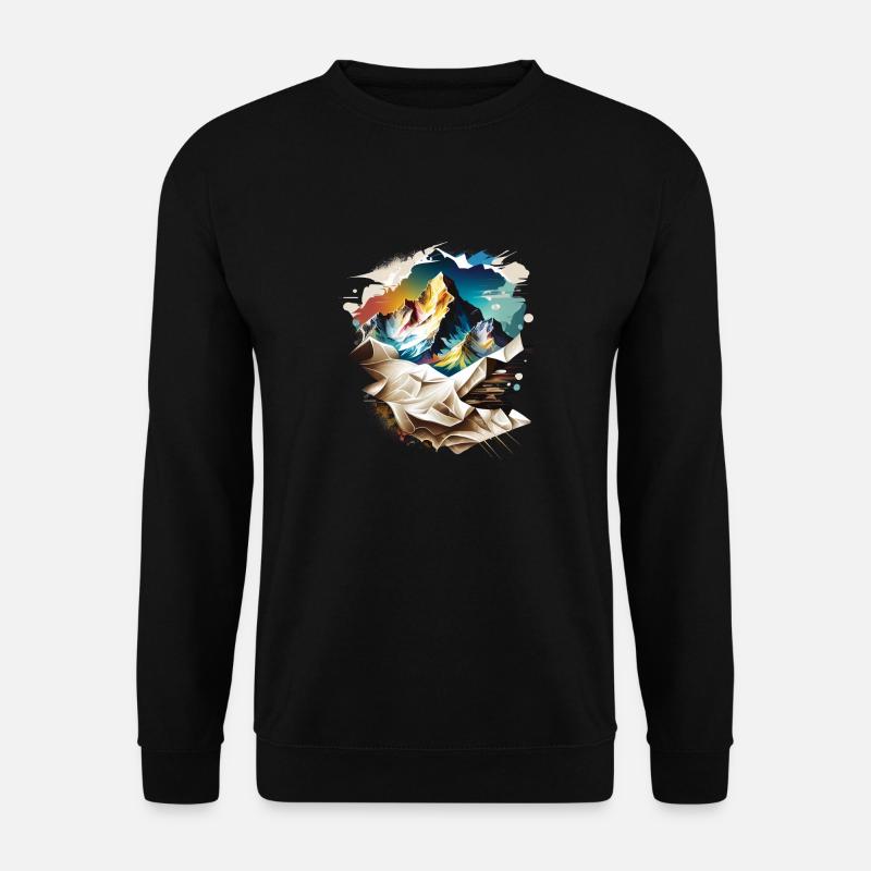 Mount Blanc - Unisex Sweatshirt - black