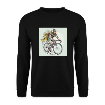 Road Warrior - Viking Warrior Road Cyclist - Sweat-shirt Unisexe - noir - Devant - Alina (178cm) & Michal (187cm)