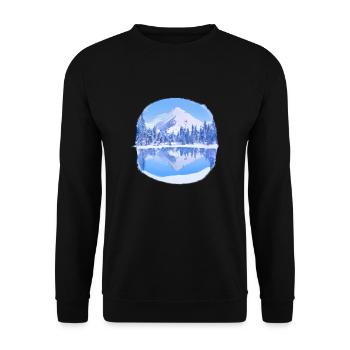Ski Design Ski Ski Tenue de ski Skieurs - Sweat-shirt Unisexe - noir - Devant - Alina (178cm) & Michal (187cm)