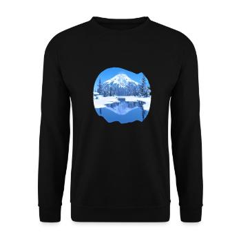 Skiing Ski Skiing Outfit Ski Design Skiers - Unisex Sweatshirt - black - Front - Alina (178cm) & Michal (187cm)
