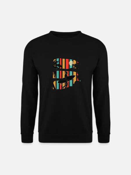 Mood summer beach surf - Unisex Sweatshirt - black