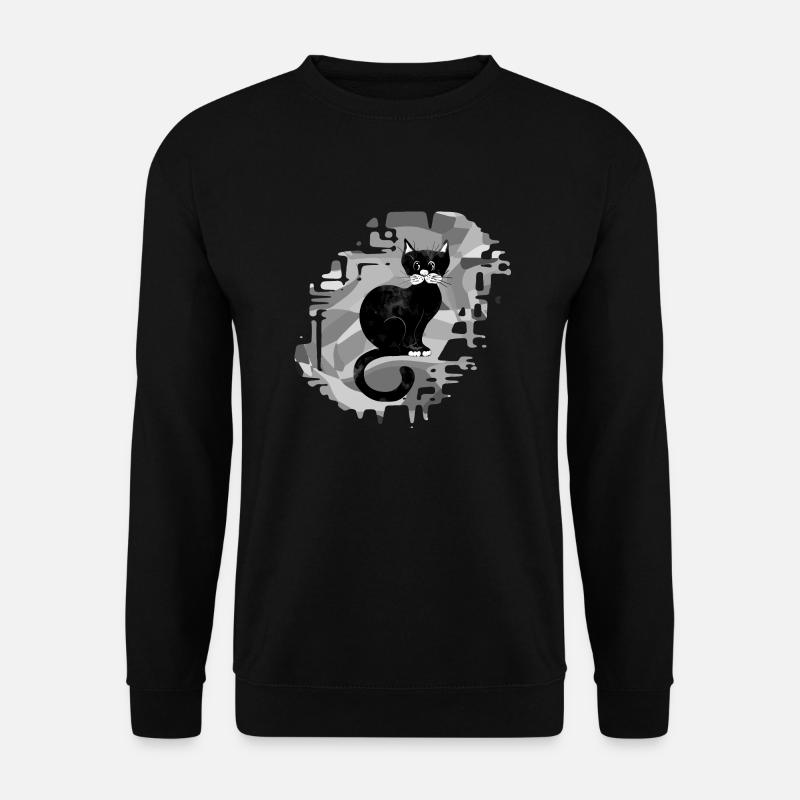Cat - Unisex Sweatshirt - black