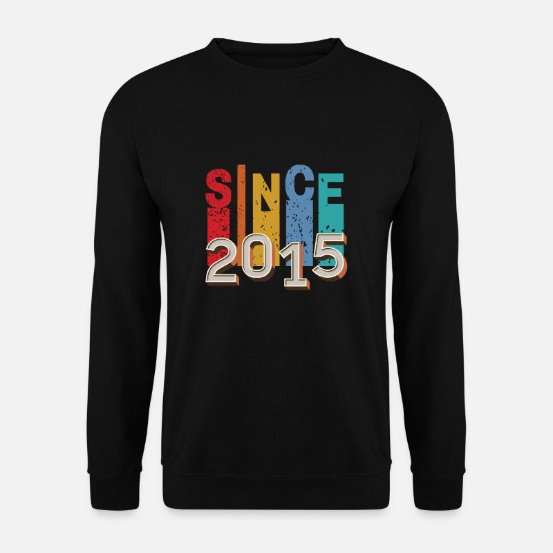 Since 2015 retro - Unisex Sweatshirt - black