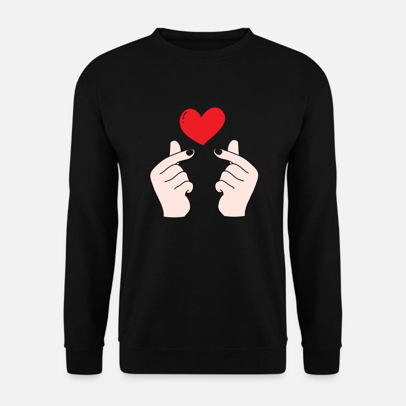 Finger hearts 5 - Unisex Sweatshirt - black