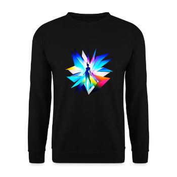 Magie féerique - Sweat-shirt Unisexe - noir - Devant - Alina (178cm) & Michal (187cm)