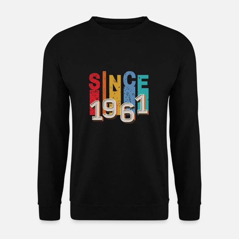 Seit 1961 retro - Unisex Pullover - Schwarz
