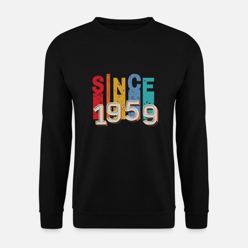 Since 1959 retro - Unisex Sweatshirt - black