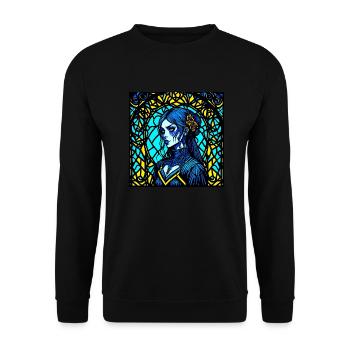 Fille gothique - Sweat-shirt Unisexe - noir - Devant - Alina (178cm) & Michal (187cm)
