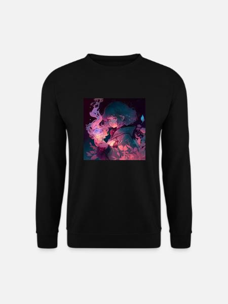 Anime Girl #3 - Unisex Pullover - Schwarz