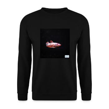 Louisa - Unisex Pullover - Schwarz - Vorne - Alina (178cm) & Michal (187cm)