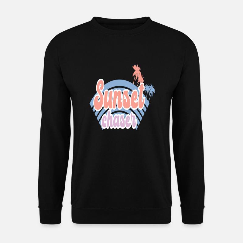 Sunset Chaser - Unisex Sweatshirt - black