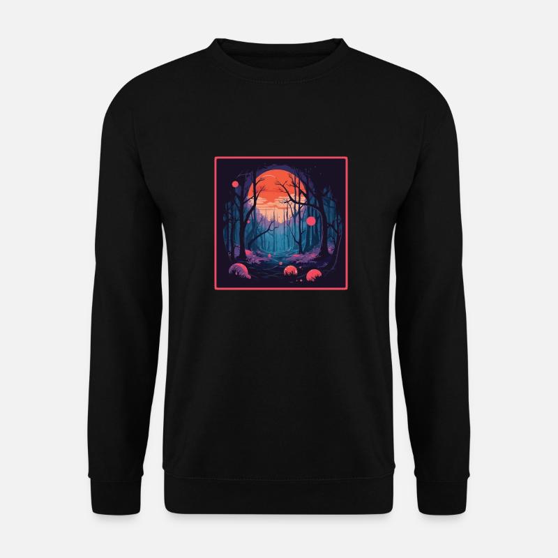 Geisterwald - Unisex Pullover - Schwarz