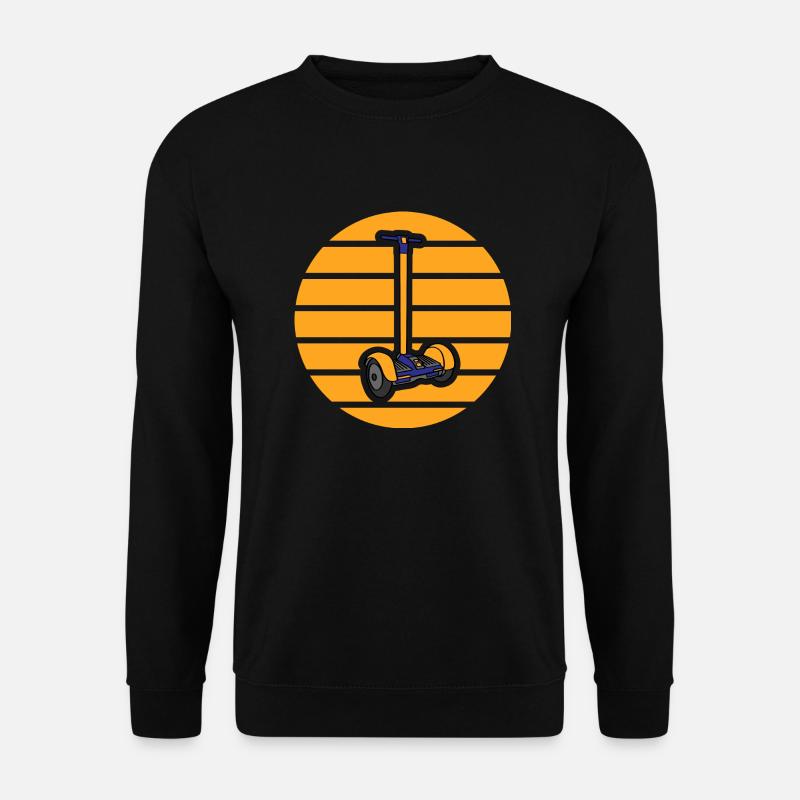 E-Scooter Roller Scooter - Unisex Sweatshirt - black