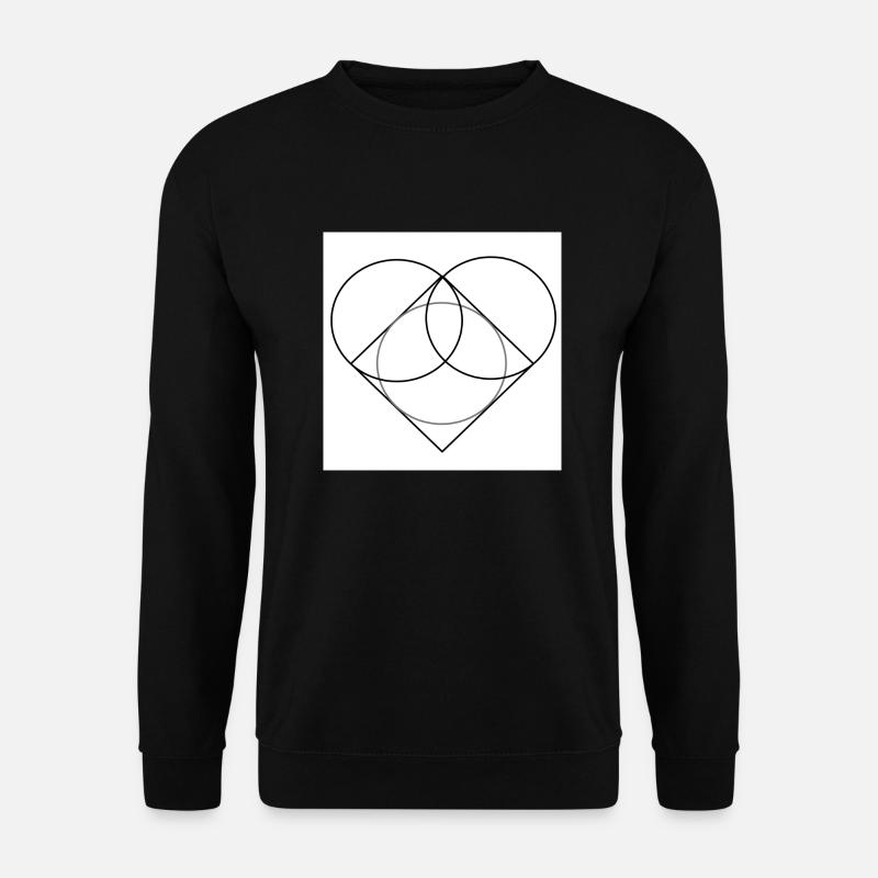 EgdyHeart by OROAT - Unisex Sweatshirt - black
