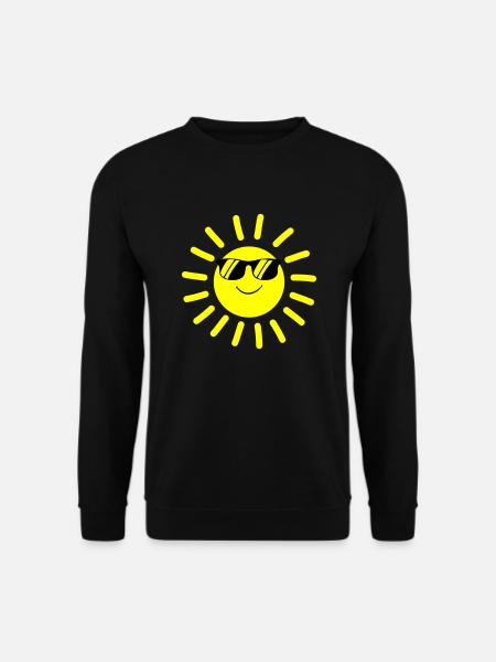 Sun Smile - Unisex Sweatshirt - black