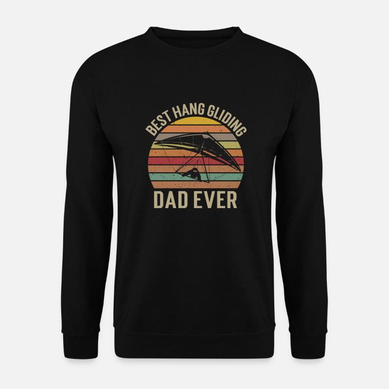 Bester Drachenflieger-Vater aller Zeiten - Unisex Pullover - Schwarz