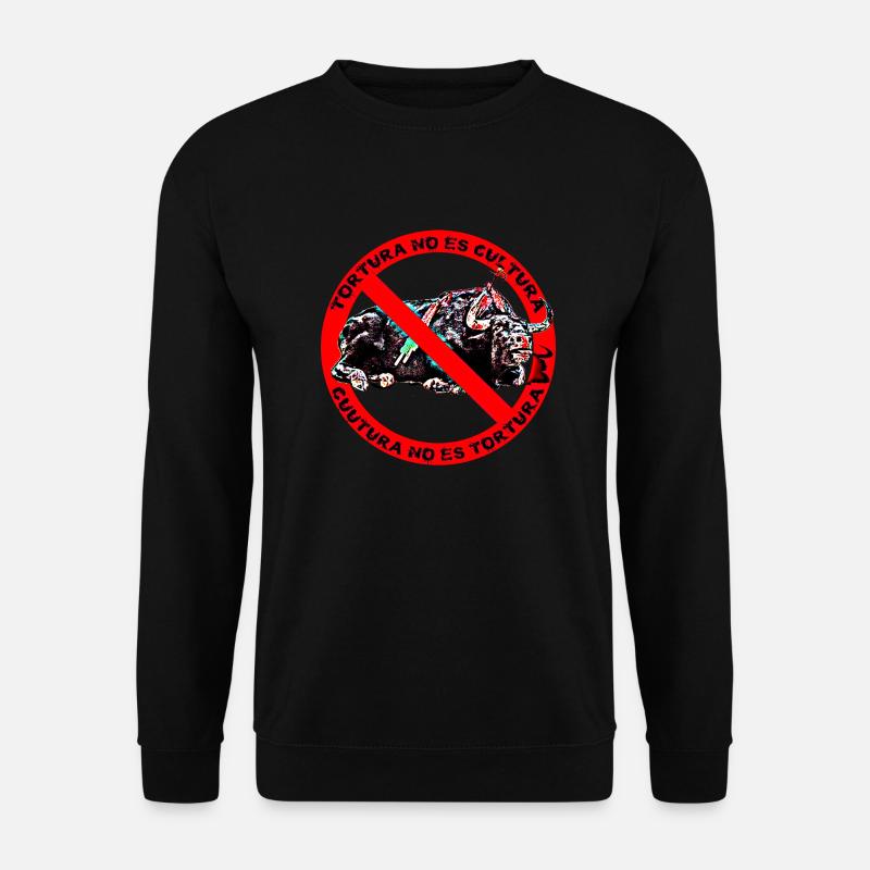 Bullen nein! - Unisex Pullover - Schwarz