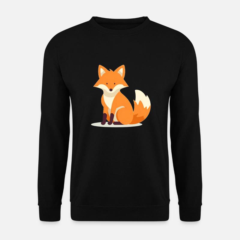 Kamil Pocias Fuchs - Unisex Pullover - Schwarz