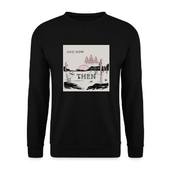 Farm products logo - Unisex Pullover - Schwarz - Vorne - Alina (178cm) & Michal (187cm)