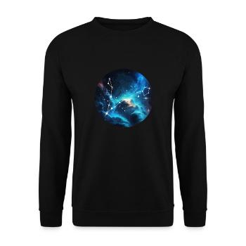Fische - Unisex Pullover - Schwarz - Vorne - Alina (178cm) & Michal (187cm)