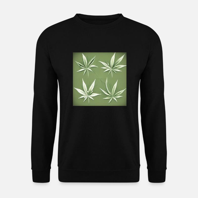 Canna-Art - Unisex Pullover - Schwarz