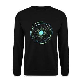 Creative logo - Unisex Pullover - Schwarz - Vorne - Alina (178cm) & Michal (187cm)