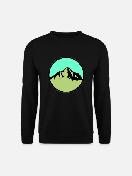 mountains - Unisex Sweatshirt - black