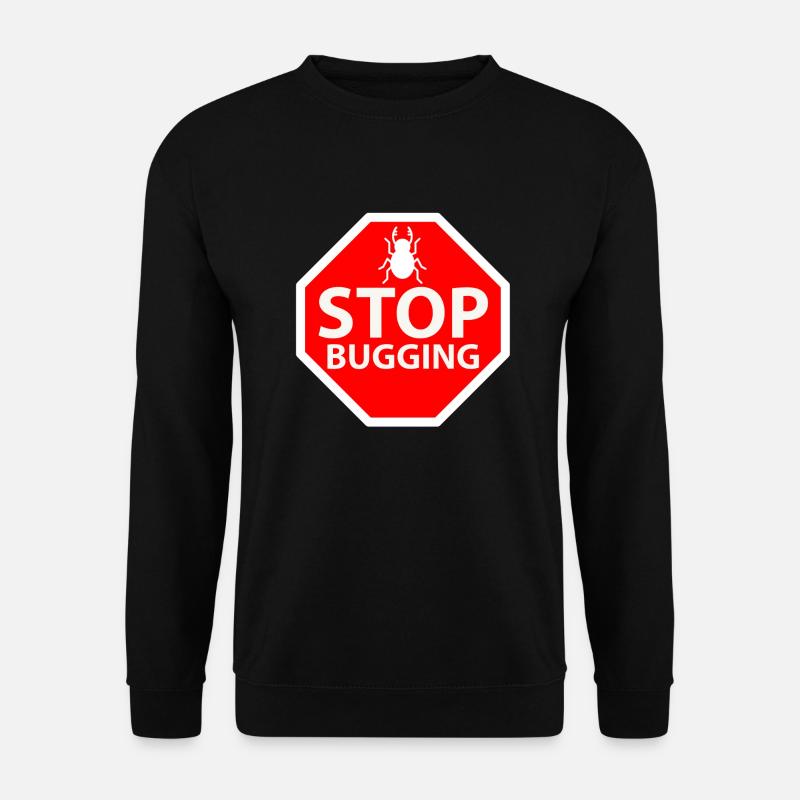 Hören Sie auf zu hören - Unisex Pullover - Schwarz