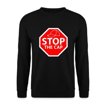Arrêtez le bouchon - Sweat-shirt Unisexe - noir - Devant - Alina (178cm) & Michal (187cm)