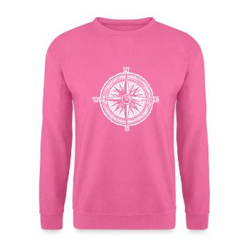 Kompass Nautik Segelboot Seefahrer - Unisex Pullover - Pink - Vorne
