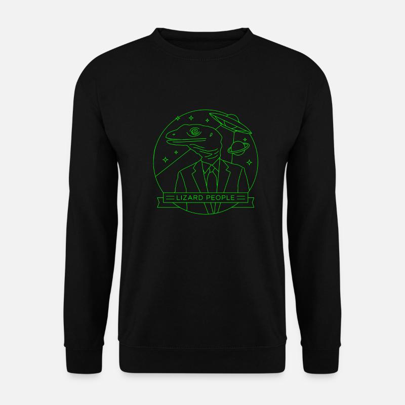 Echsenmenschen - Unisex Pullover - Schwarz