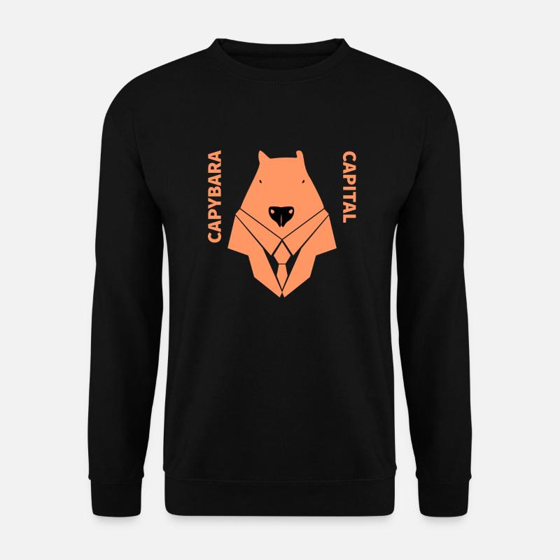 CABYBARA HAUPTSTADT - Unisex Pullover - Schwarz