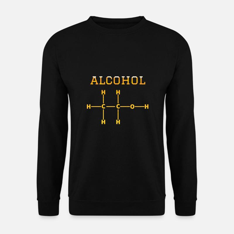 Alcohol Molecule - Unisex Sweatshirt - black