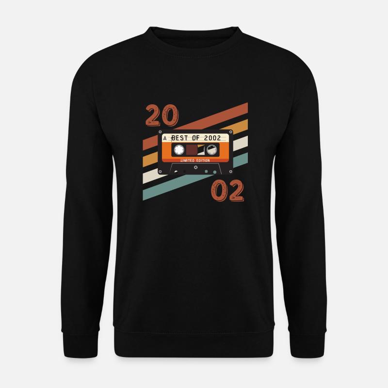 Retro-Jahrgang 2002 Jubiläum - Unisex Pullover - Schwarz