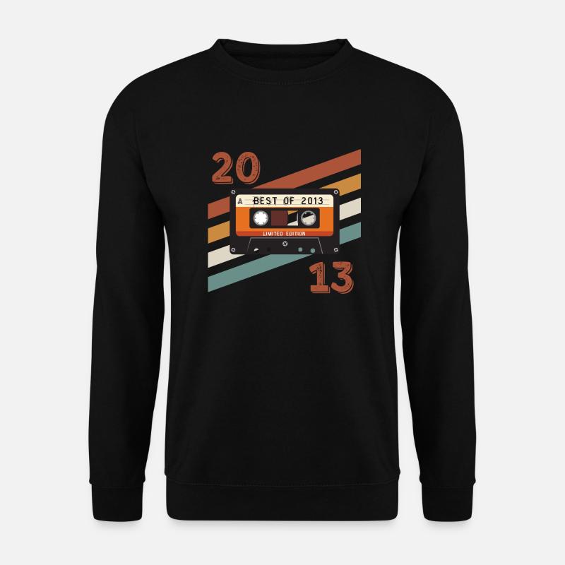 Retro-Jahrgang 2013 Jubiläum - Unisex Pullover - Schwarz