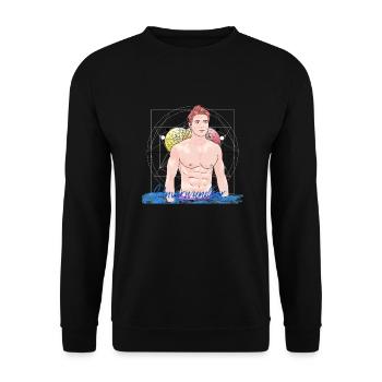 Unverwundbar - Unisex Pullover - Schwarz - Vorne - Alina (178cm) & Michal (187cm)