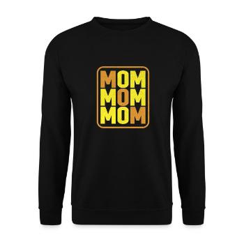 Maman Maman Maman - Cadeaux de fête des mères - Sweat-shirt Unisexe - noir - Devant - Alina (178cm) & Michal (187cm)