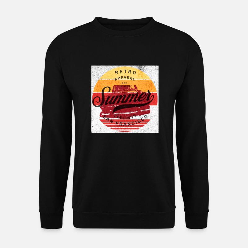 Retro Summer - Unisex Sweatshirt - black