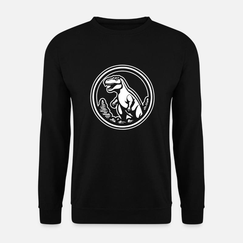 Dino Dinosaurier Dinosaurs Paläontologie - Unisex Pullover - Schwarz