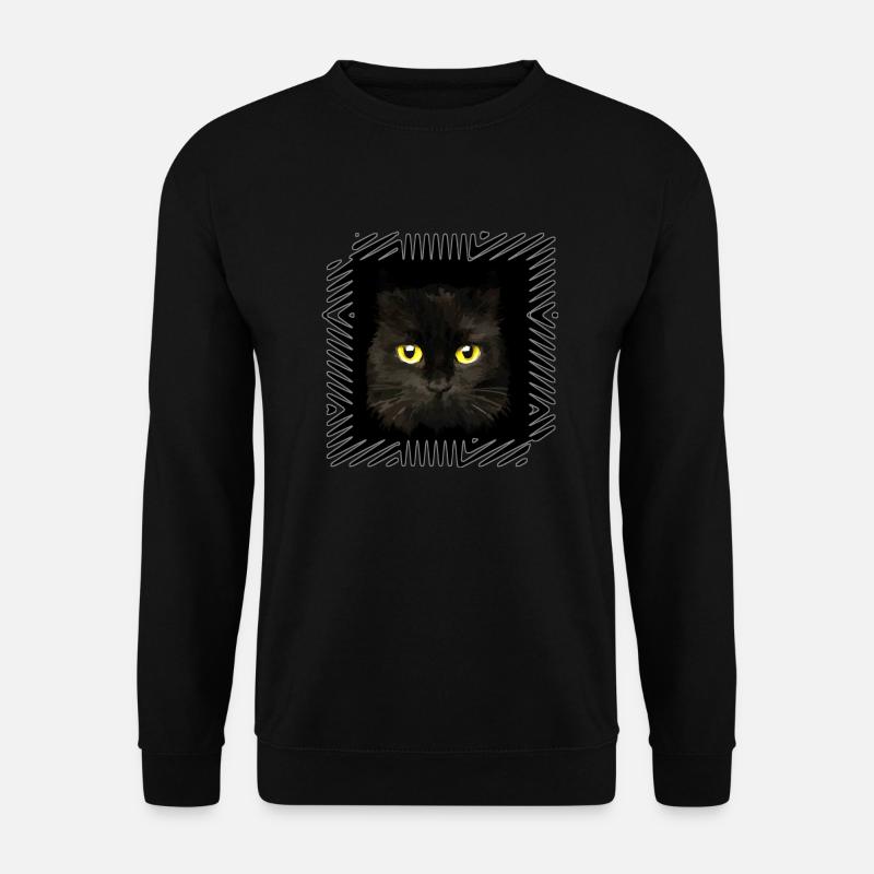 Katze - Unisex Pullover - Schwarz