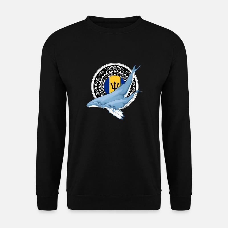 Barbados Buckelwale - Unisex Pullover - Schwarz