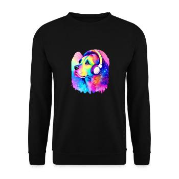 Labrador propriétaire chiot Labrador Retriever - Sweat-shirt Unisexe - noir - Devant - Alina (178cm) & Michal (187cm)