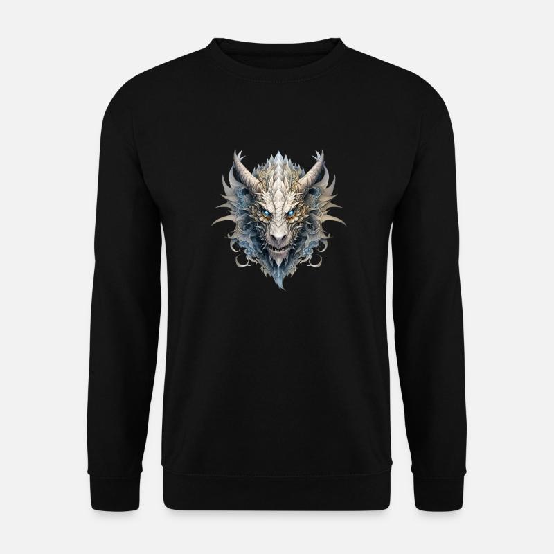 Goth Dragon - Unisex Pullover - Schwarz