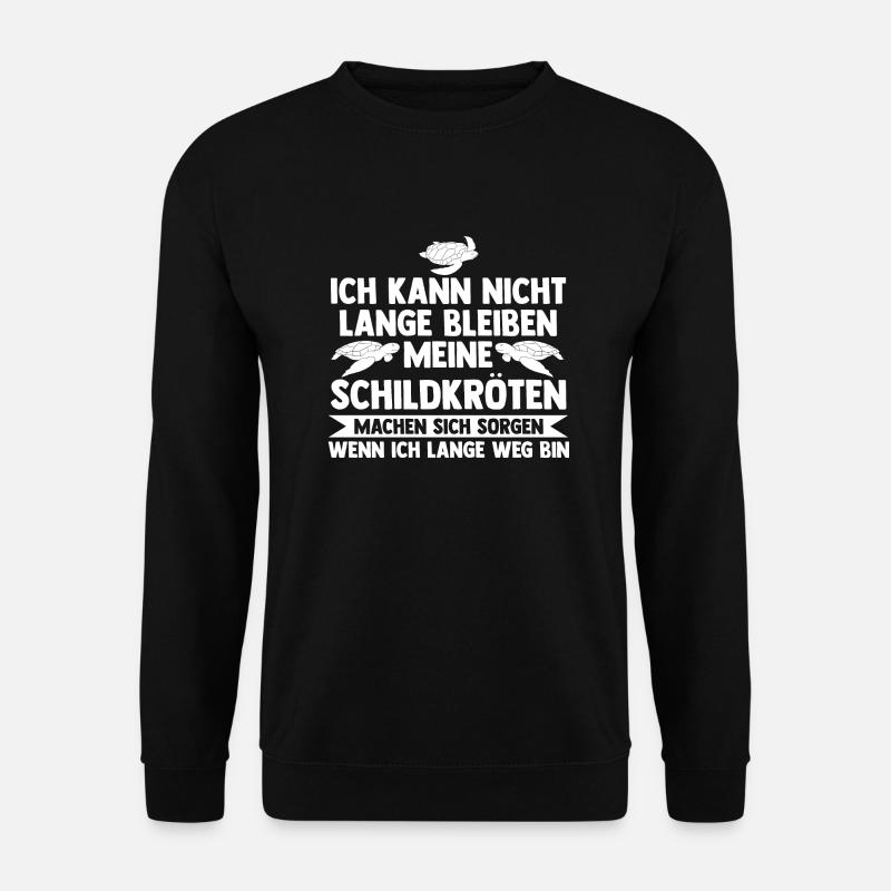 Schildkröte Schildkröten - Unisex Pullover - Schwarz