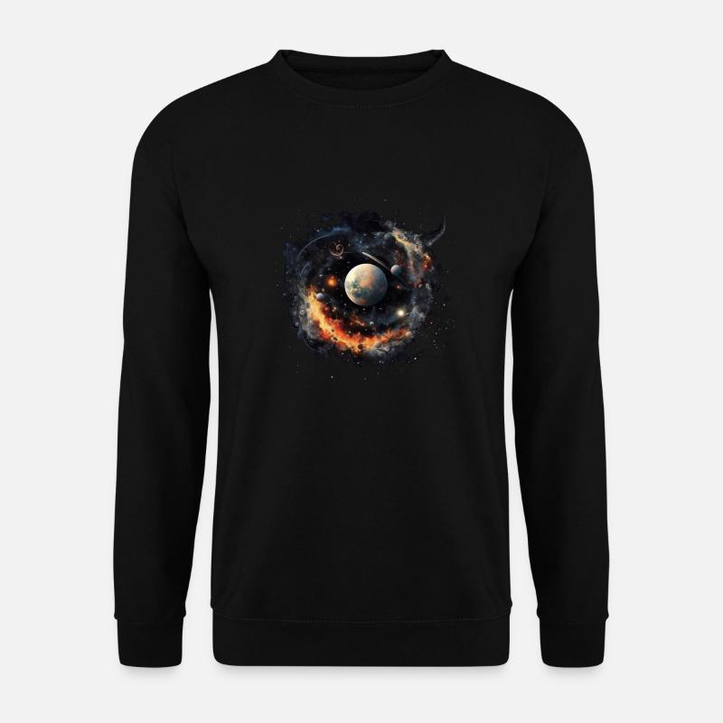 Weltall - Unisex Pullover - Schwarz